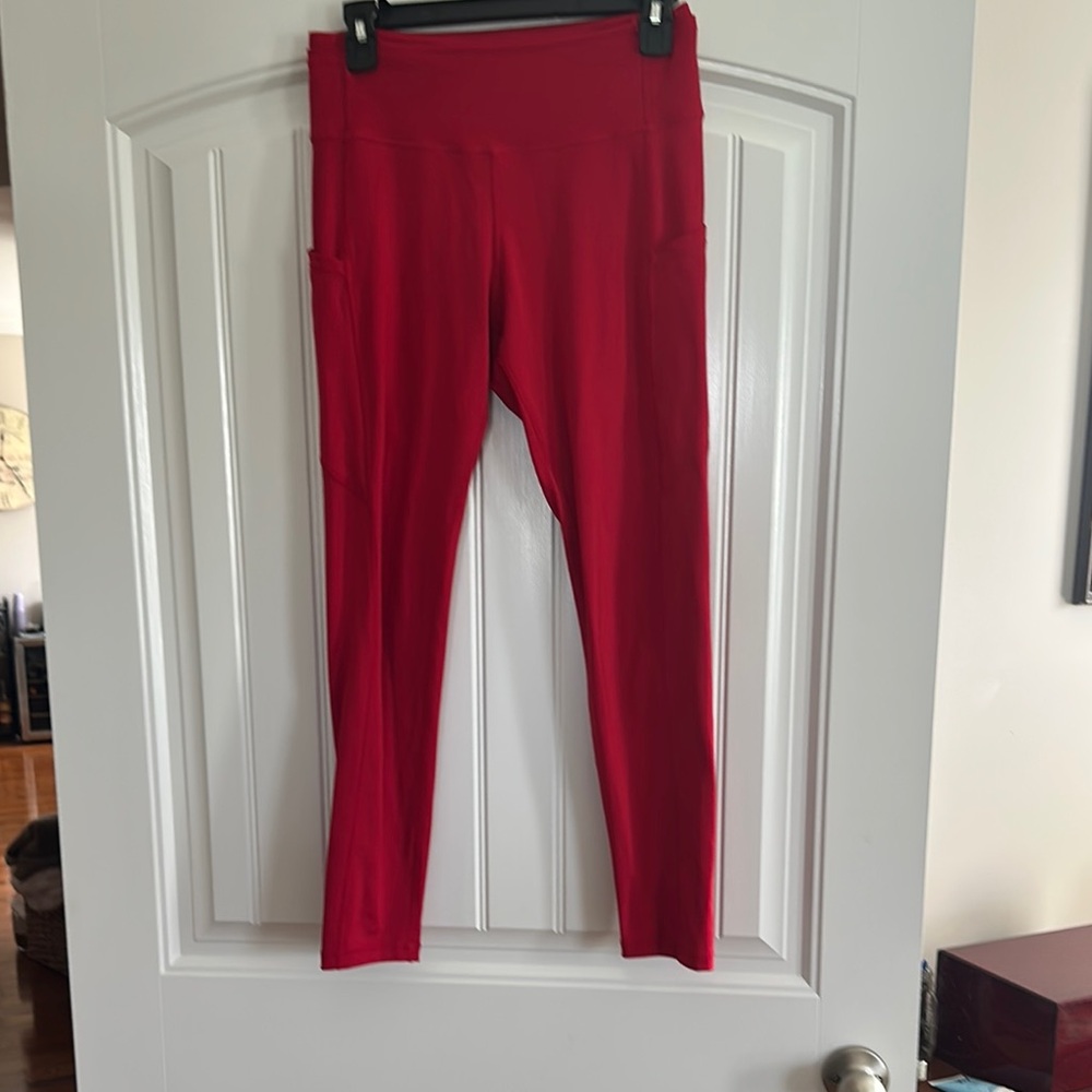 Vibrant Red Leggings